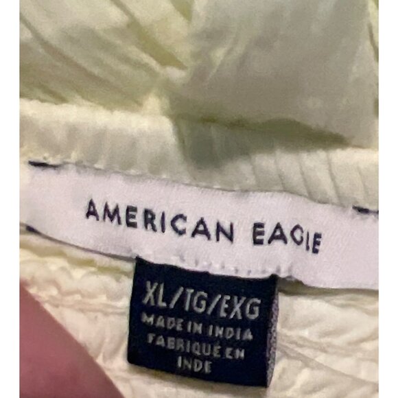 American Eagle 100% Cotton Yellow Maxi Dress XL NWT *FLAWS* - Picture 4 of 11